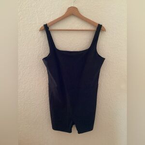 Outdoor Voices Black Stretchy Unitard Jumpsuit Biker short